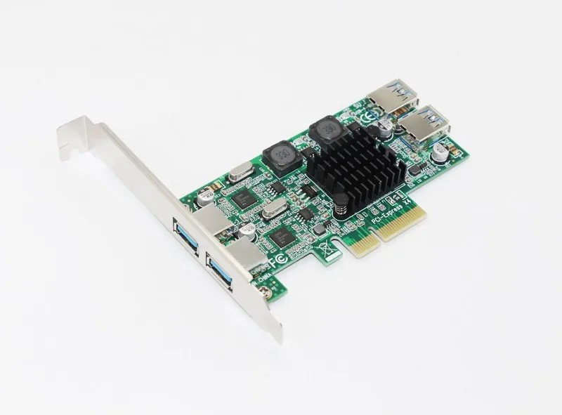 USB 3.0 PCI-E плата расширения с 4 портами 5 Гбит/с | Компьютеры и офис