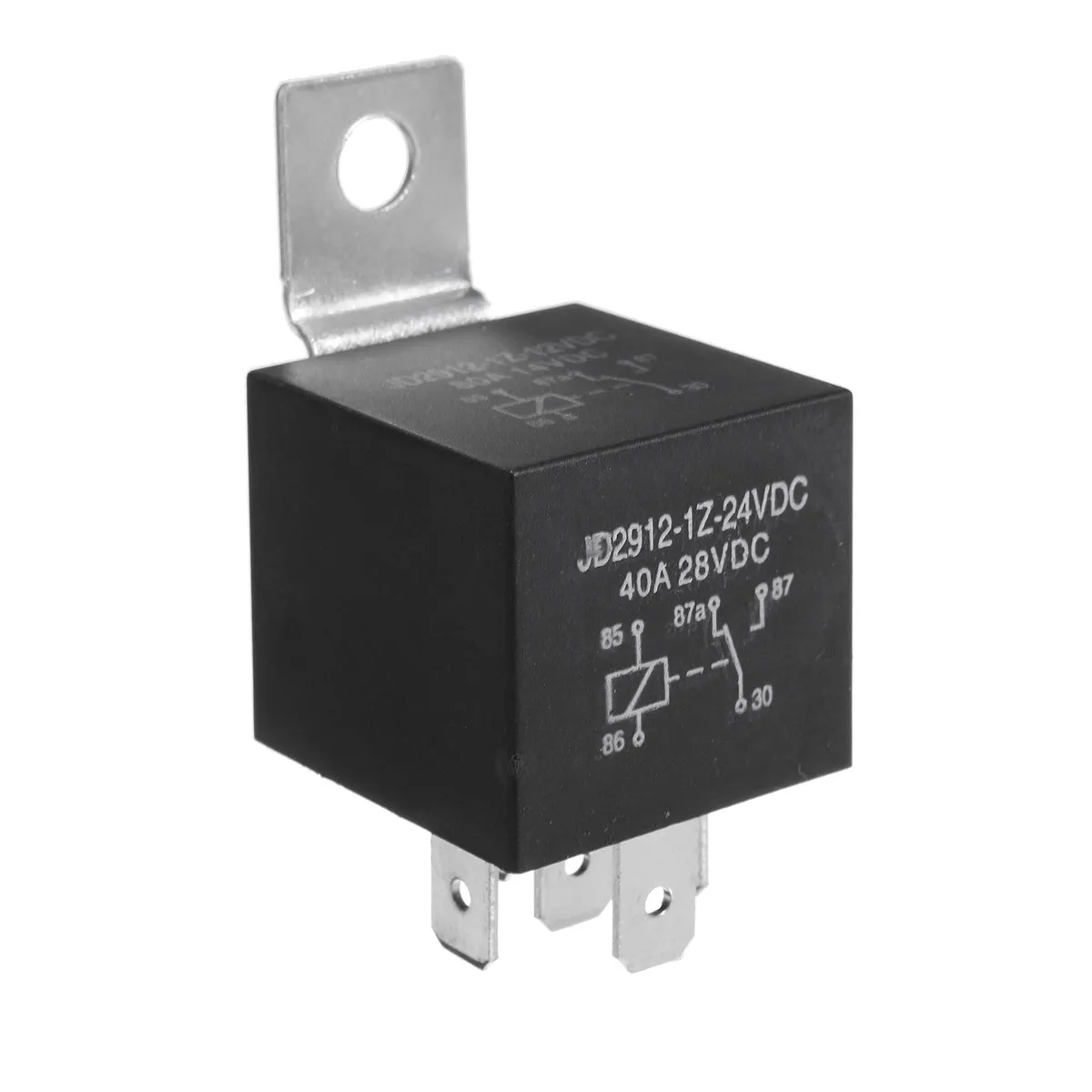 24V Relay 5 PIN Car Automotive 20A/30A Changeover RY8 Detachable