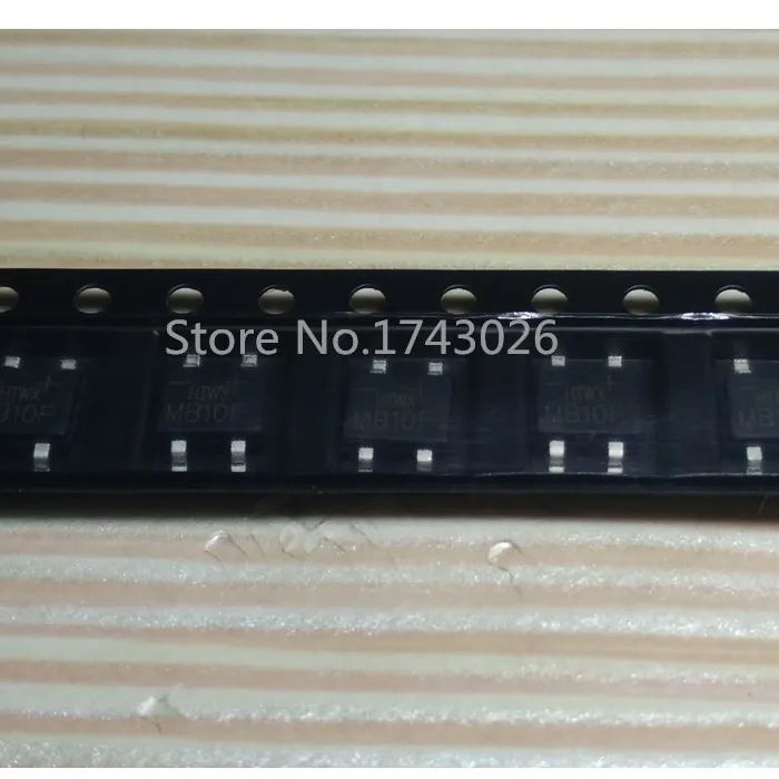 Pengiriman gratis MB10F MB10 10F 0.5A 1000V SOP-4 выпрямительный мост 500 шт.... | Электронные компоненты и