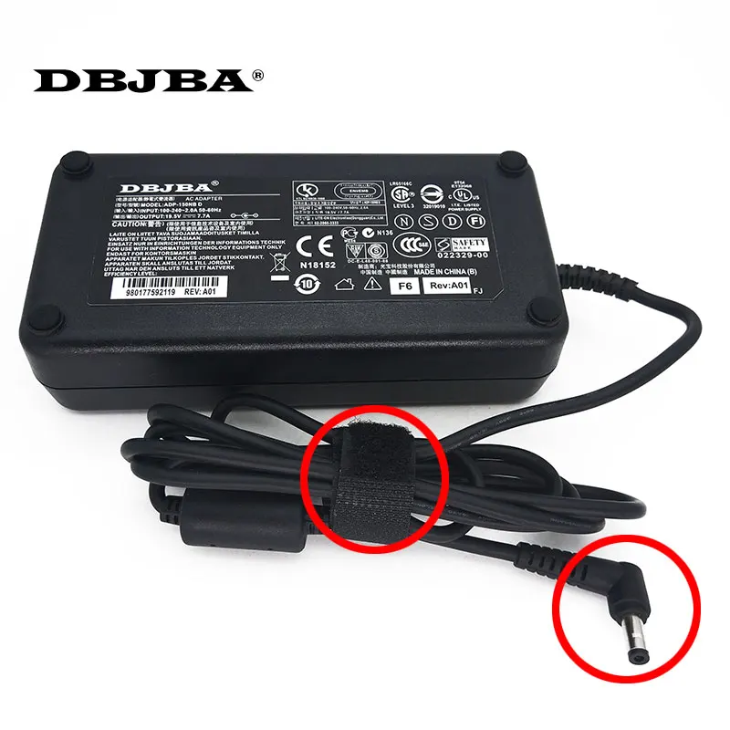 Ноутбук питания AC адаптер для ASUS G53SW SZ008V SZ008Z G53SX G73JW X3C XA1 3D A1 DH71 зарядное