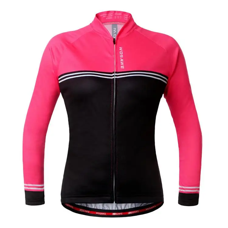 

Women's Cycling Jersey Long Sleeve Spring Autumn Bike Bicycle Shirt MTB Jackets Sportswear Polyester Quick Dry Reflective