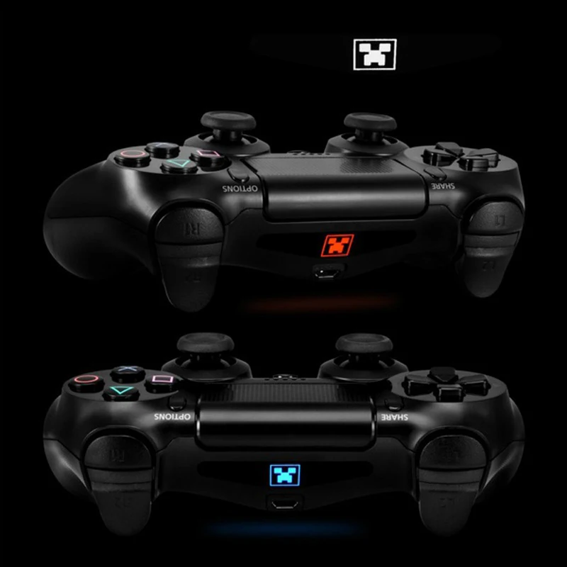 30 шт./лот светодиодный светильник бар Обложка Наклейка кожи Стикеры для playstation 4 PS4 контроллер наклейки на геймпады