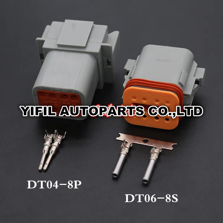 1set 8 Pin/Way Deutsch DT Male and Female Automotive Excavator
