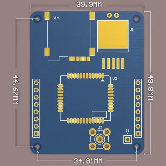 SIM800C макетная плата SIM800 Core Board Quad-band GSM/GPRS IOT Беспроводная связь трансивер с Bluetooth