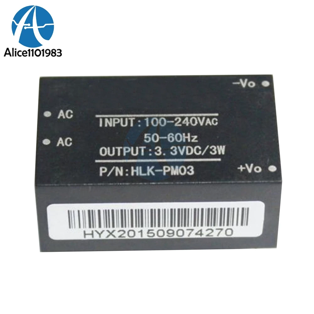 Φ 220V To 3 V Step Down HLK PM03 Intelligent конвертер с низким энергопотреблением|Интегральные