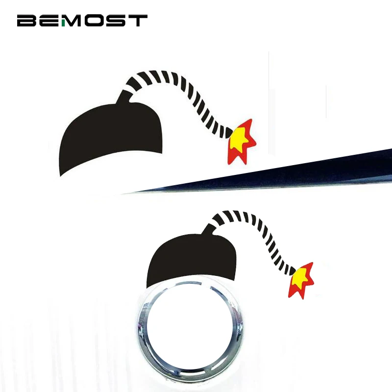 BEMOST Car Styling Funny Bomb Car Stickers Vinyl Waterproof Car Decals For Volkswagen Caddy Golf Polo Passat Amarok Touran BEMOST Car Styling Funny Bomb Car Stickers Vinyl Waterproof Car Decals For Volkswagen Caddy Golf Polo Passat Amarok Touran