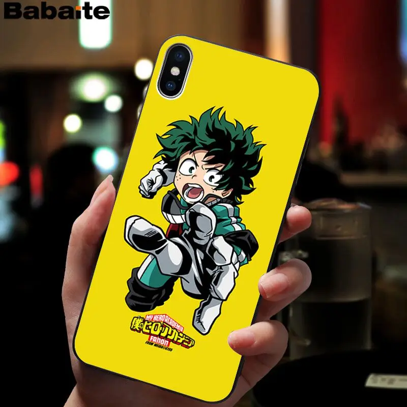 Babaite My hero Academy New Personalized Print Phone Accessories Case for iPhone 8 7 6 6S Plus X XS MAX 5 5S SE XR Cellphones Babaite My hero Academy New Personalized Print Phone Accessories Case for iPhone 8 7 6 6S Plus X XS MAX 5 5S SE XR Cellphones