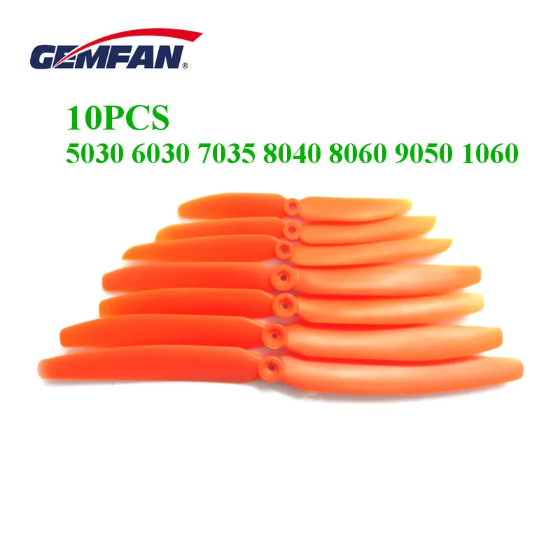 

10PCS Gemfan 5030 6030 7035 8040 8060 9050 1060 Direct Drive Propeller For RC Models Airplane Fix wing Aircraft