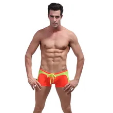 Новинка, Мужской купальный костюм, сексуальные трусы, сетчатые трусы-боксеры, дышащие плавки, пляжная одежда, нижнее белье, шорты для серфинга, Zwembroek# YL10