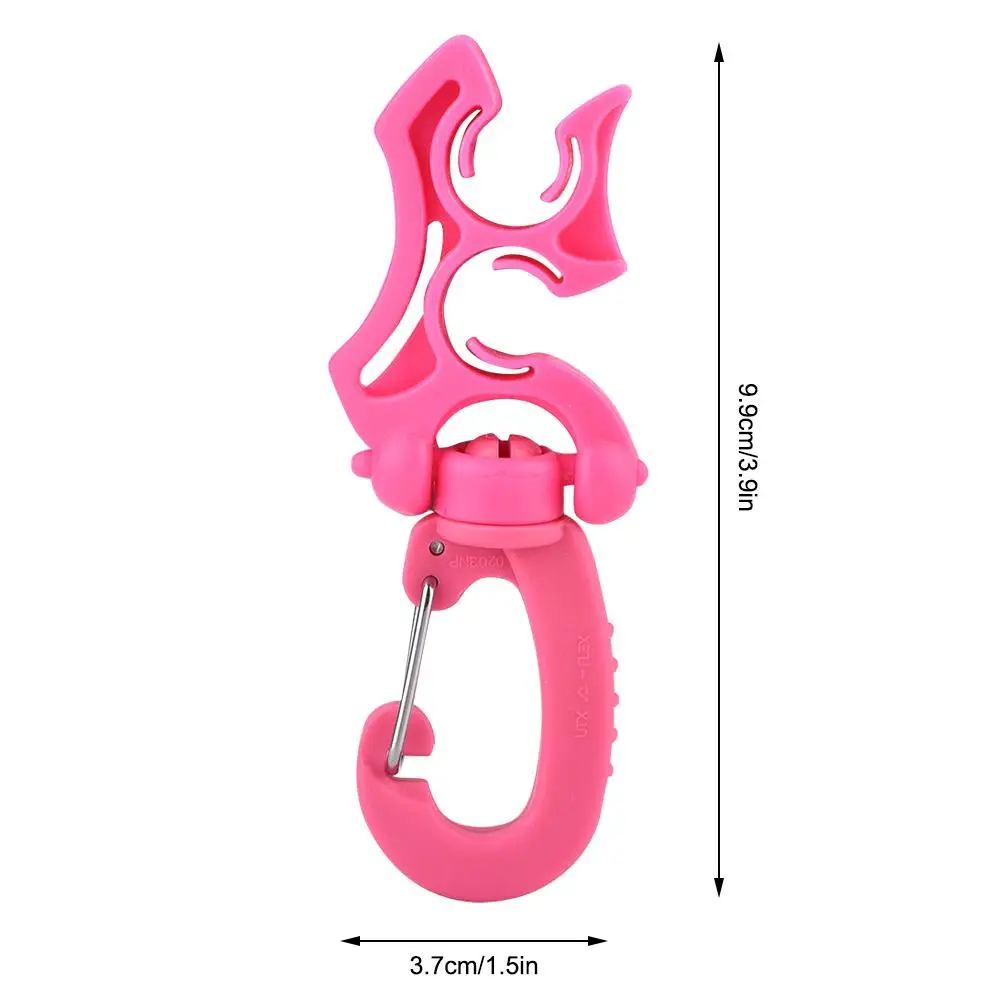 Держатель для шланга для подводного плавания с двойным BCD, 304, нержавеющая сталь, для дайвинга, Сноркелинга, двойной BCD зажим, регулятор, пряжка фиксатора, крюк
