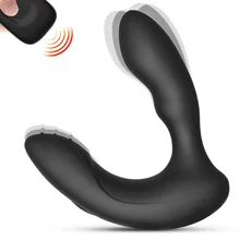 Prostate Massage Silicone Anal Butt Plug Rechargeable 11 Speed Anus Vibrator Sex Products Erotic Adult Toys For Men Masturbation