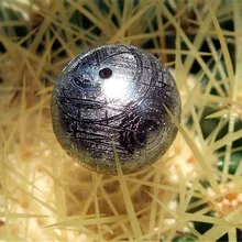 Natural Gibeon Iron Meteorite Power Moldavite Loose One Round Beads Silver Grade AAAAA Size 6mm 7mm 8mm 9mm 10mm 12mm 14mm