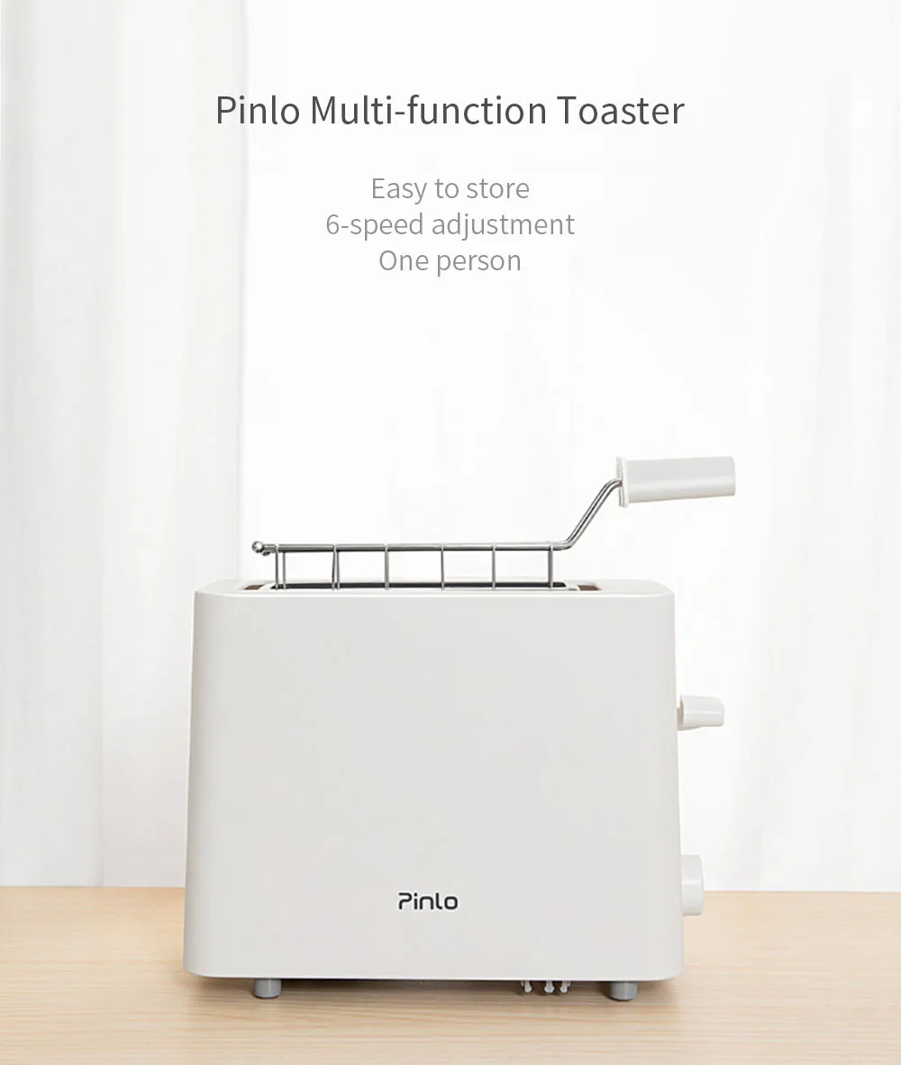 YOUPIN Pinlo PL-T050W1H Многофункциональный тостер 500 Вт Электрический автоматический быстрый нагрев машина для хлеба мини тостер для хлеба