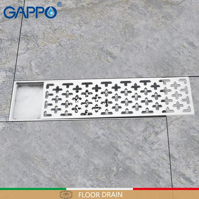 GAPPO Drains Anti-odor shower Drain Strainer rectangle floor cover brass bathroom Drain drainers stopper shower floor drains GAPPO Drains Anti-odor shower Drain Strainer rectangle floor cover brass bathroom Drain drainers stopper shower floor drains