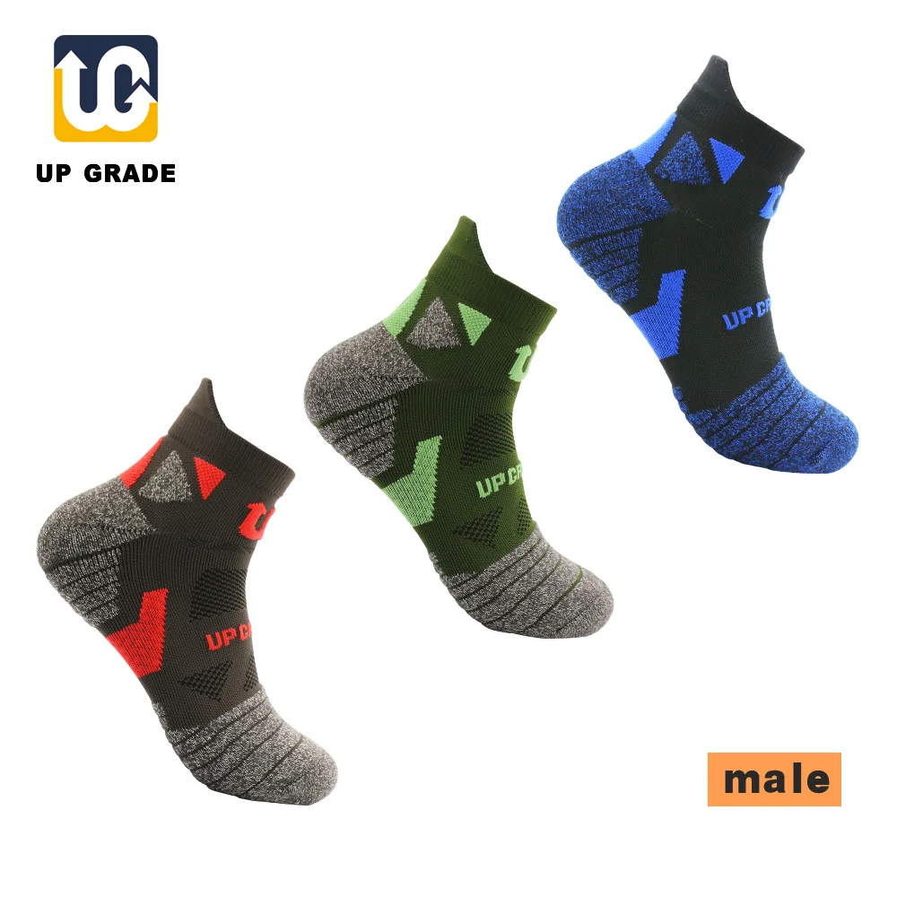 3Pair/Lot Mix Color Running Socks Sport Outdoor Breathable Socks Coolmax Cycling Basketball Socks