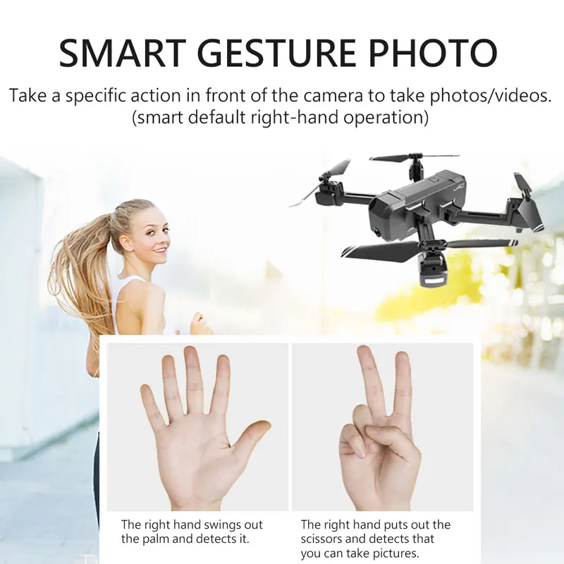 Newest KF607 Quadcopter with Wifi FPV 1080P 4K HD Dual Camera Optical Flow Selfie Drone Foldable Mini Dron VS SG106 visuo xs816