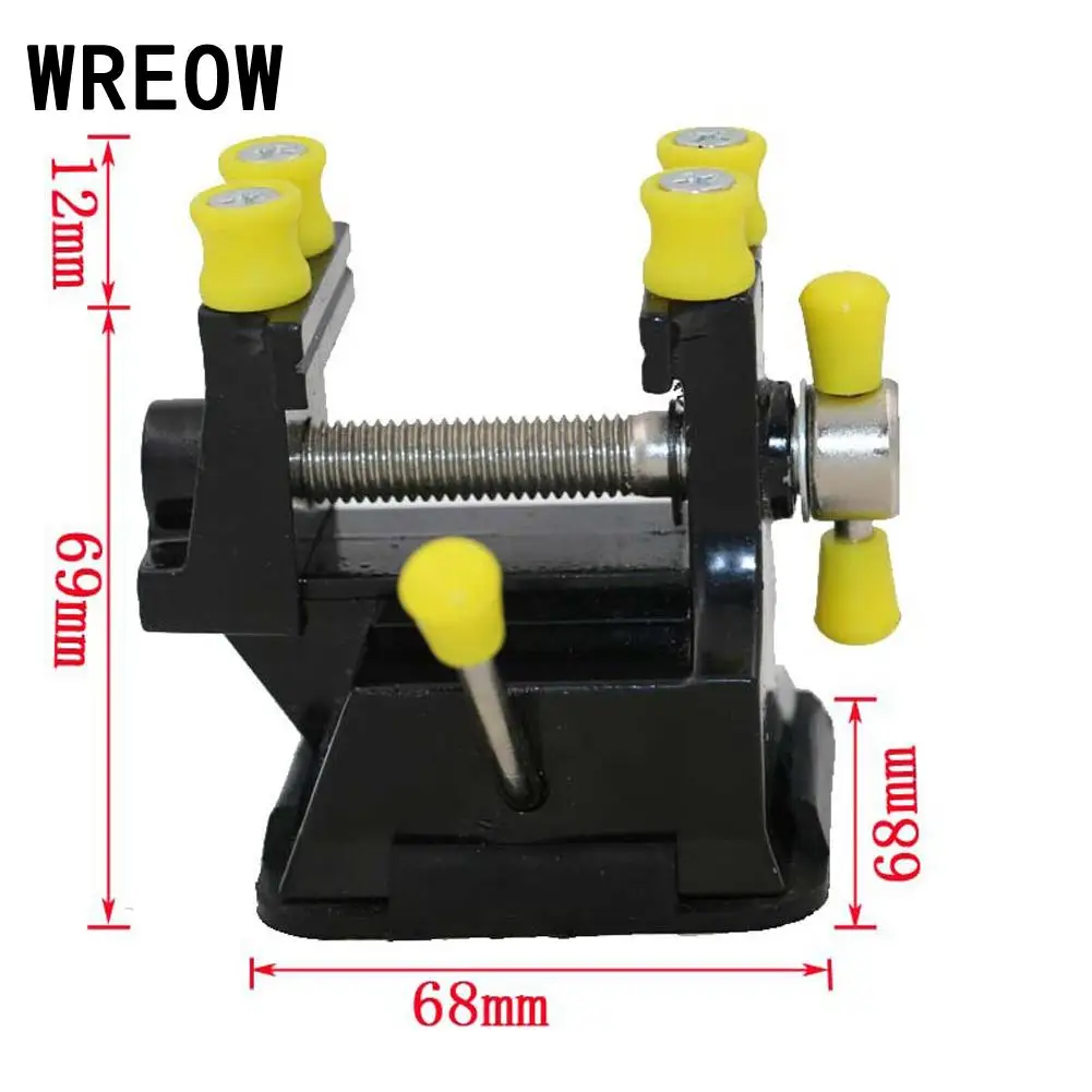 1Pc Mini Engraving Table Bench Vise Mini Vice Aluminium Alloy DIY