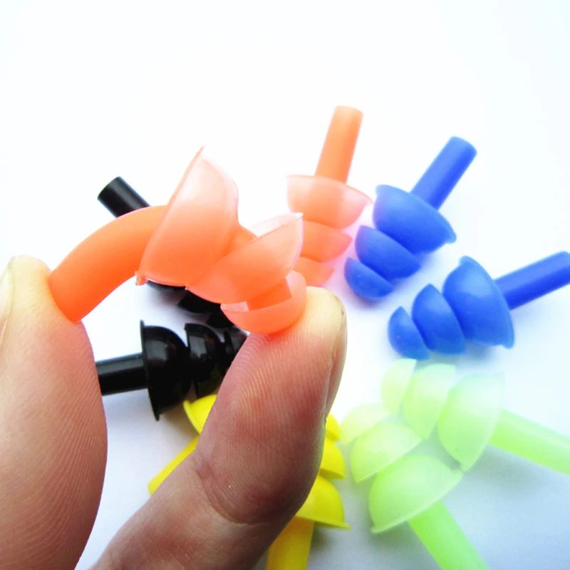 

1 Set Waterproof Soft Silicone Swimming Set Nose Clip Ear Plug Earplug Tool Dust-Proof Earplugs Diving Water Sports Accessories