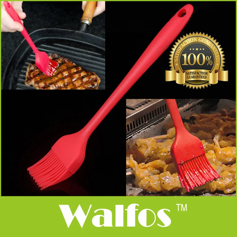 WALFOS Silicone Pastry Brushes-BBQ cake oil brush barbecue grill brush-heat resistant Silicone Basting Brushes for bbq pastry WALFOS Silicone Pastry Brushes-BBQ cake oil brush barbecue grill brush-heat resistant Silicone Basting Brushes for bbq pastry