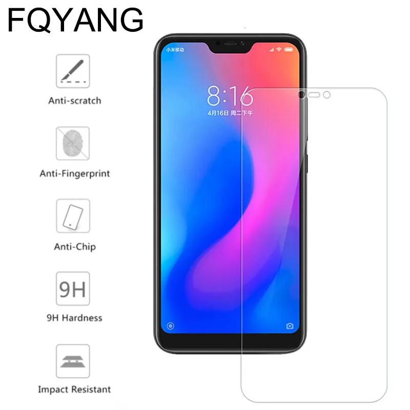 FQYANG 2PS 9H 2.5D Закаленное стекло протектор экрана для REDMI 5A 5X NOTE 5 PRO 6 6X 6A 6C S2 Y2 Защитная