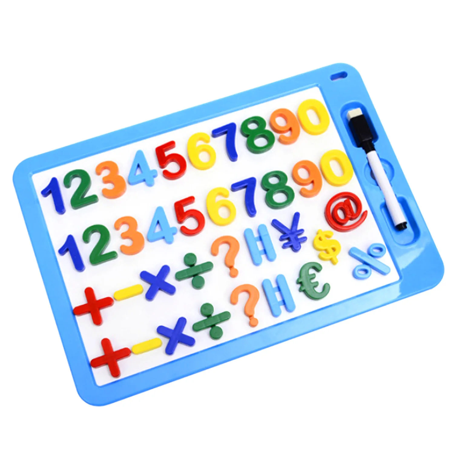 Дети Монтессори пластик Магнитная цифры и алфавит буквы магниты на холодильник рисунок стикеры Математика узнать развивающие игрушки