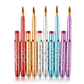 

5 pcs/set Portable Makeup Brush Lipstick Retractable Lip Brush Eyeliner Brushes Cosmetic Makeup Beauty Tools