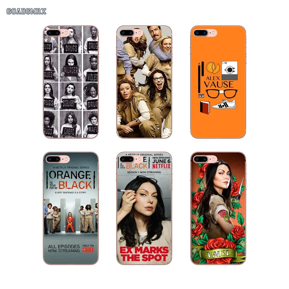 Для iPhone 6 6S 7 8 Plus X XS MAX XR 4 4S 5 5S SE 5C Оранжевый Новый черный плакат прозрачные мягкие