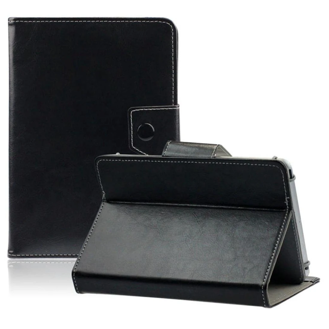 10 Inch Universal Tablet PC Case Crystal PU Leather Support Case (Black