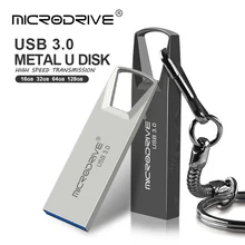 Высокоскоростной металлический флэш-накопитель USB 3.0 16 ГБ 32 ГБ 64 ГБ 128 ГБ Pendrive Вращающийся USB-накопитель с ручкой
