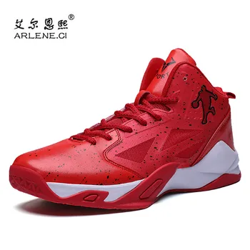 

2018 New Arrival Basketball Shoes For Men High Top Sport Breathable Air Cushion Sneakers Comfortable Trainers Basket Zapatillas