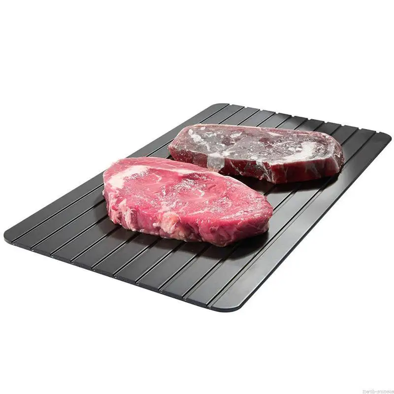 Fast Rapid Thawing Defrosting Tray Kitchen Safe Defrost Meat Or Thaw