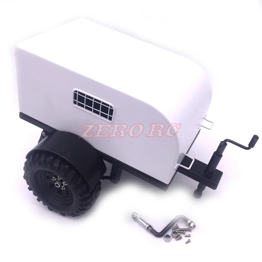 

1/10 Scale Heavy Duty Steel Shed Trailer For RC Cars Crawler Truck SCX10 D90 TRX-4 CC01