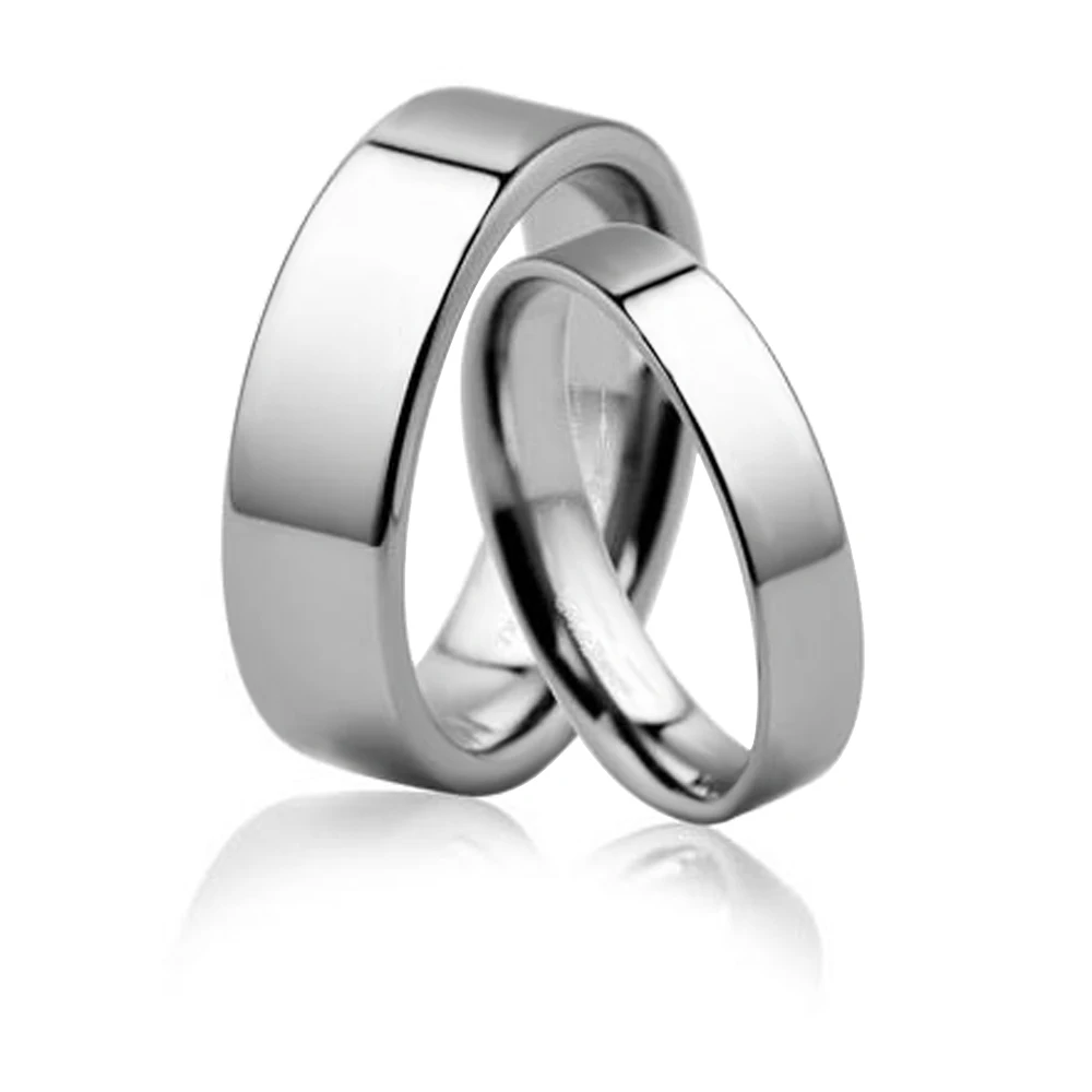 

High Polishing flat Tungsten wedding band rings wholesale and drop shipping