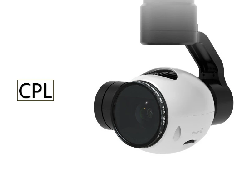 UV CPL ND2-400 ND8 ND16 фильтр объектива для DJI OSMO X3 ручной карданный стабилизатор Inspire 1X3 объектив камеры запасные части аксессуар