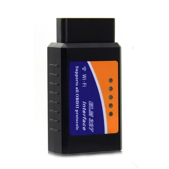 

New Arrival ELM327 WIFI V1.5 OBD2 Auto Code Reader WI-FI Connection ELM327 Supports iOS Phone PIC18F25K8 OBD2 Diagnostic Scanner