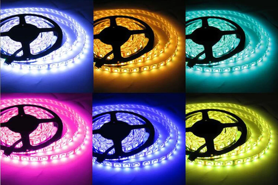 5050 60LEDS single color-E RGB