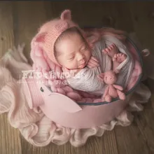 New Studio Baby Props Pig Iron Posing Basket Newborn Baby Photography Props for Photo Shoot Infant Prop Fotografia Recien Nacido newborn baby photography props iron hanging basket decoration fotografia accessories infantil toddler studio shooting photo prop