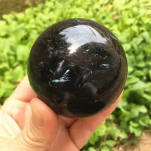 Natural blacke Astrophyllite Ball polished quartz crystal stone Sphere 50-60mm Natural blacke Astrophyllite Ball polished quartz crystal stone Sphere 50-60mm