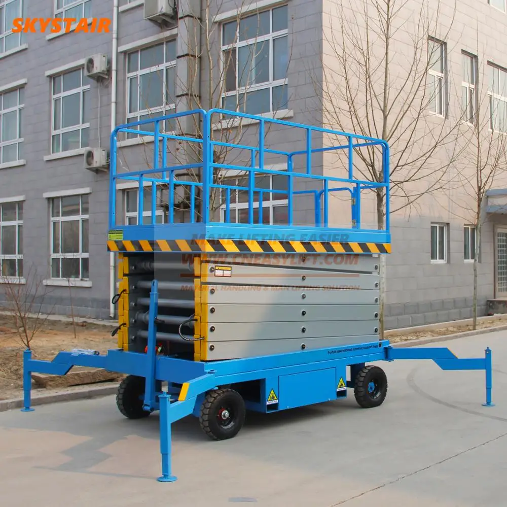 Мобильный ножничный подъемник SkyLift грузовая подъемная платформа Genie |