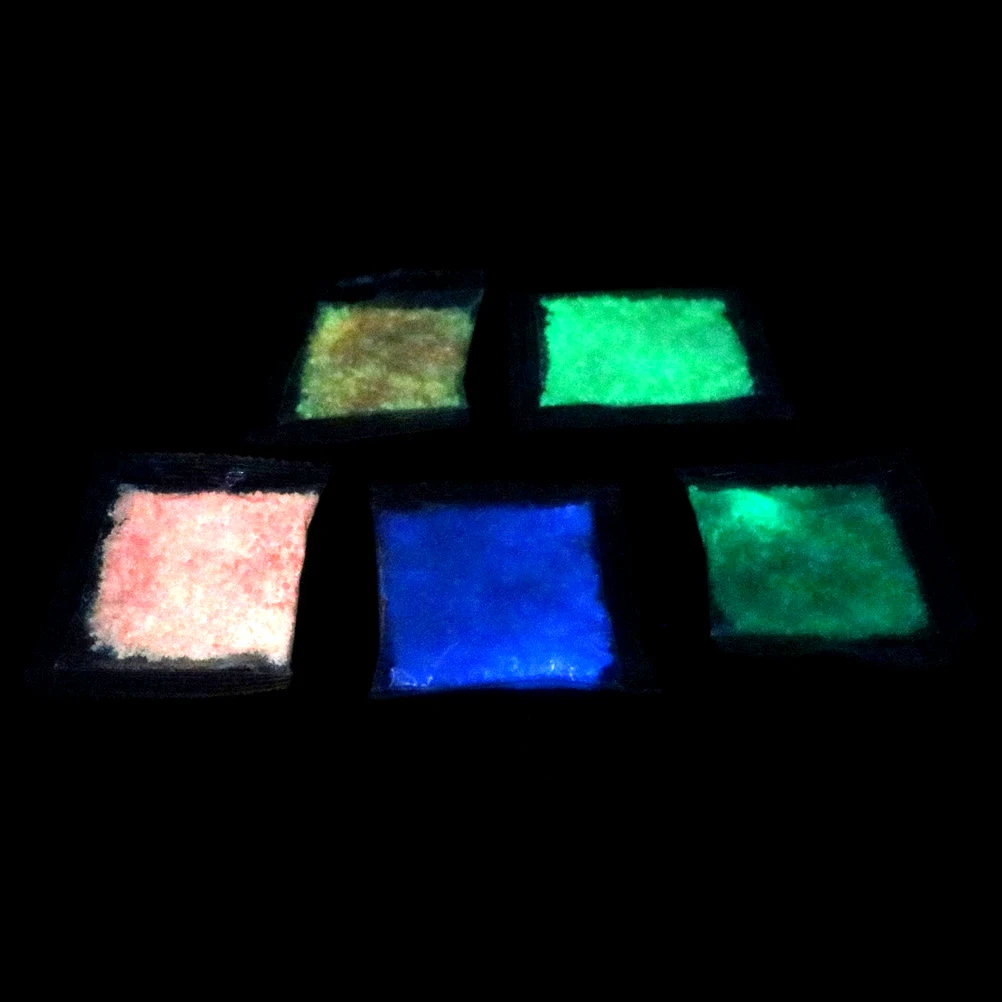 Светящиеся частицы Glow пигмент Яркий светящийся песок Синий флуоресцентный супер песок игрушка для DIY желая бутылки светится в темноте 1