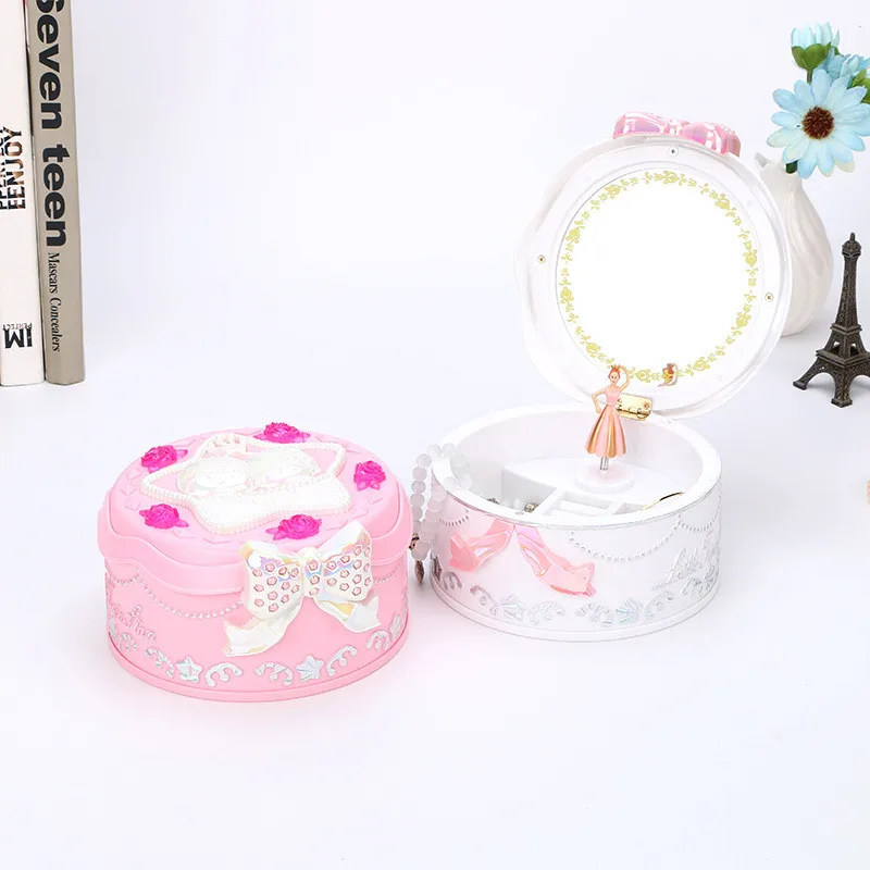 Музыкальная шкатулка с луком для танцевальной девочки драгоценностей Gemini Girl