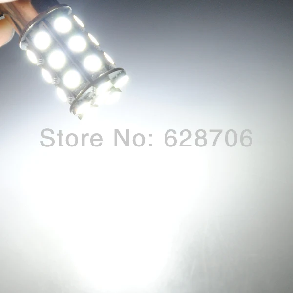 2x1157 BAY15D P21/5 Вт 5050 SMD 27 светодиодный стоп сигнал для автомобиля лампа 12 В чистый