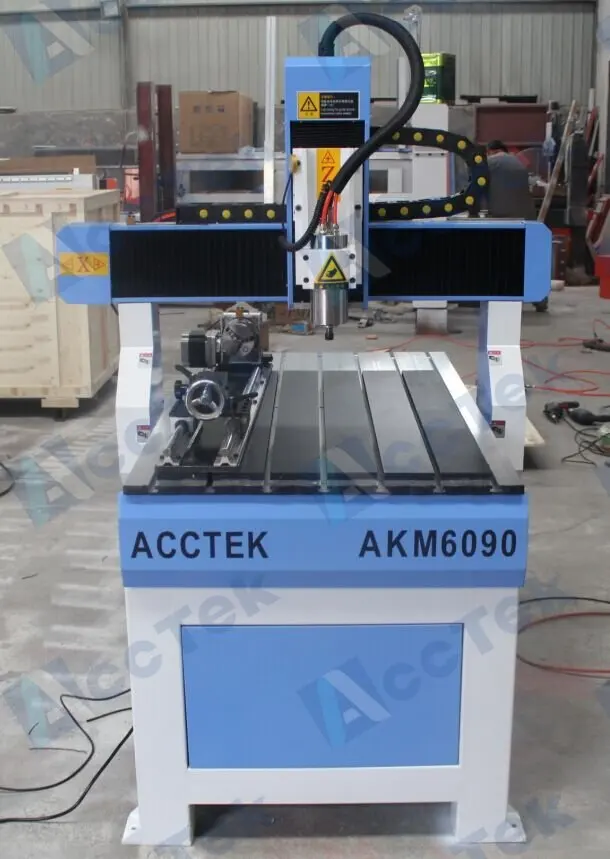 Acctek высокого качества мини 3d ЧПУ 6040/6090/6012 мини-cnc router 4 оси/мини-маршрутизатор cnc машины гравировки металла