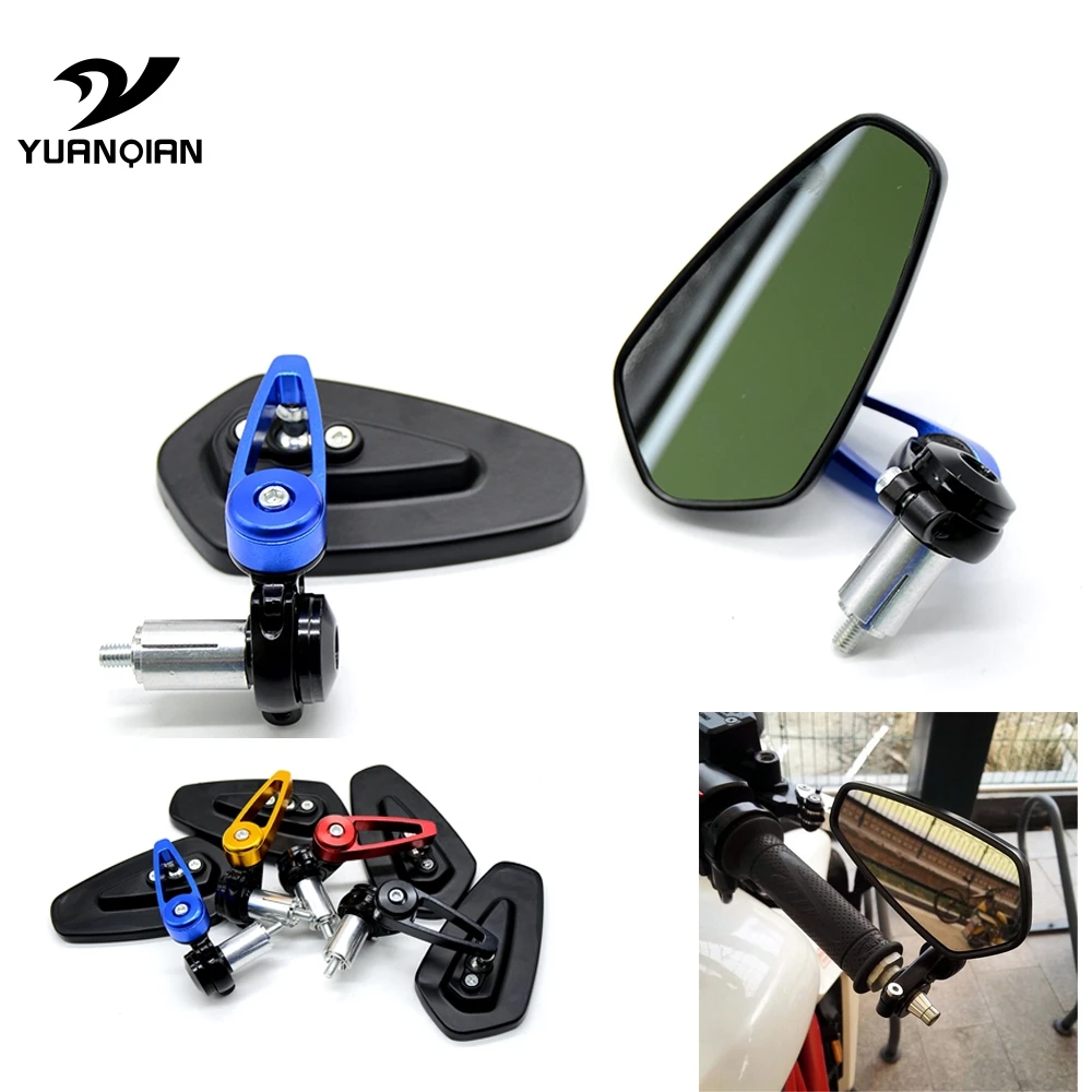 

Motorcycle Folding 7/8" 22mm handlebar end side rearview mirror For Yamaha XV 950 R ABS/Racer YBR 125 tmax 500 530