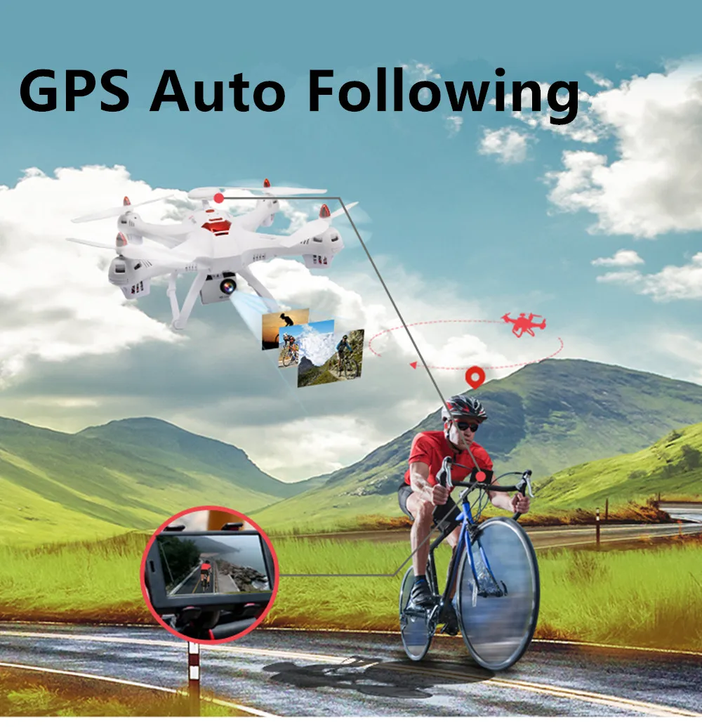 5G 1080P широкоугольный gps Радиоуправляемый Дрон Wi-Fi FPV HD камера Квадрокоптер высота парение один ключ возврат Следуйте круговой вертолет