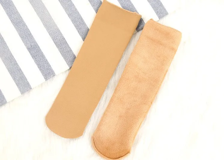 Носки женские зимние толстые бархатные теплые однотонные простые универсальные эластичные мягкие повседневные носки женские трендовые носки в Корейском стиле