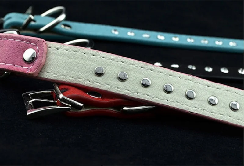 L15_New_arrival_Pet_cat_dog_Collar_Clear_Rhinestones_Diamante_Soft_Suede_Leather_Puppy_Cat_dog_Collar_supplies_ (4)