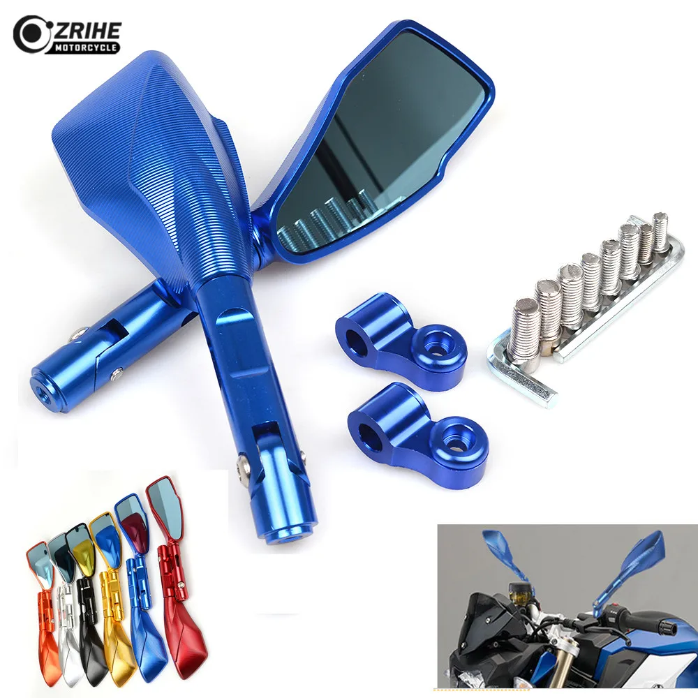 Motorcycle Rearview Mirrors Glass Rear View Side Mirror accessories For Yamaha FZ1 FZ6 FZ07 FZ8 FZ09 FZ-10 FZS1000 FAZER TDM 900