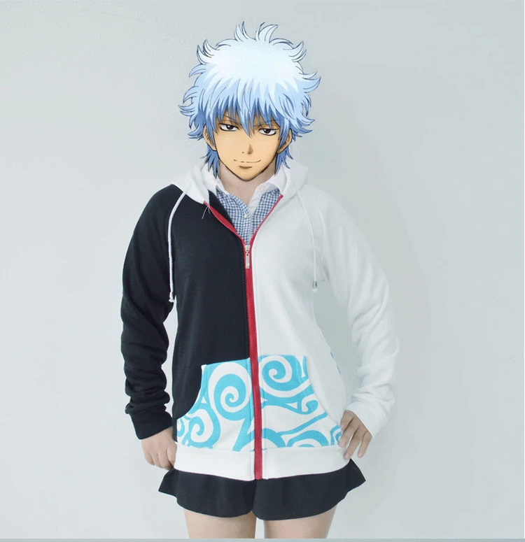 銀魂パーカートレーナージッパーの上着ジャケットコート定春エリザベス銀魂着物アニメパーカー Gintama Hoodie Elizabeth Gintamaanime Kimono Aliexpress