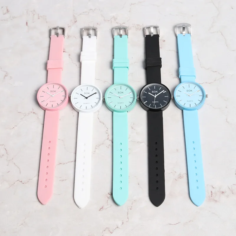 

Watches Student Retro Girl Couple Watch Casual Korean Ulzzang Mint Green Jelly Watch Student Retro Girl Literature Watches